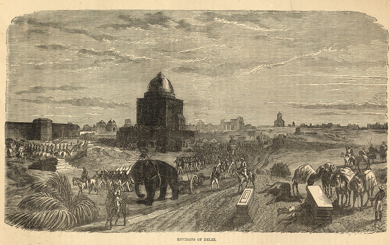 दिल्ली के दूत, 1857 द्वारा अंग्रेजी स्कूल