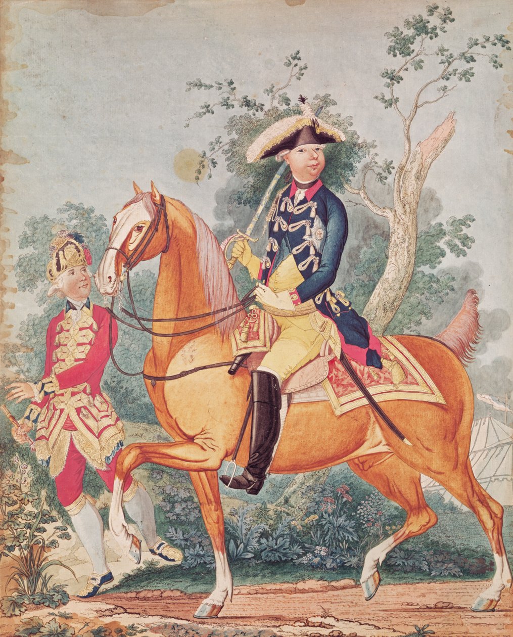 फ्रेडरिक, ड्यूक ऑफ यॉर्क, 1795 द्वारा अंग्रेजी स्कूल