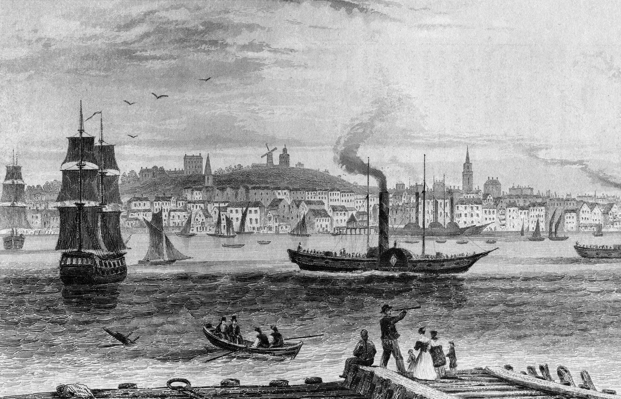ग्रेवसेंड, केंट, c.1830 द्वारा अंग्रेजी स्कूल