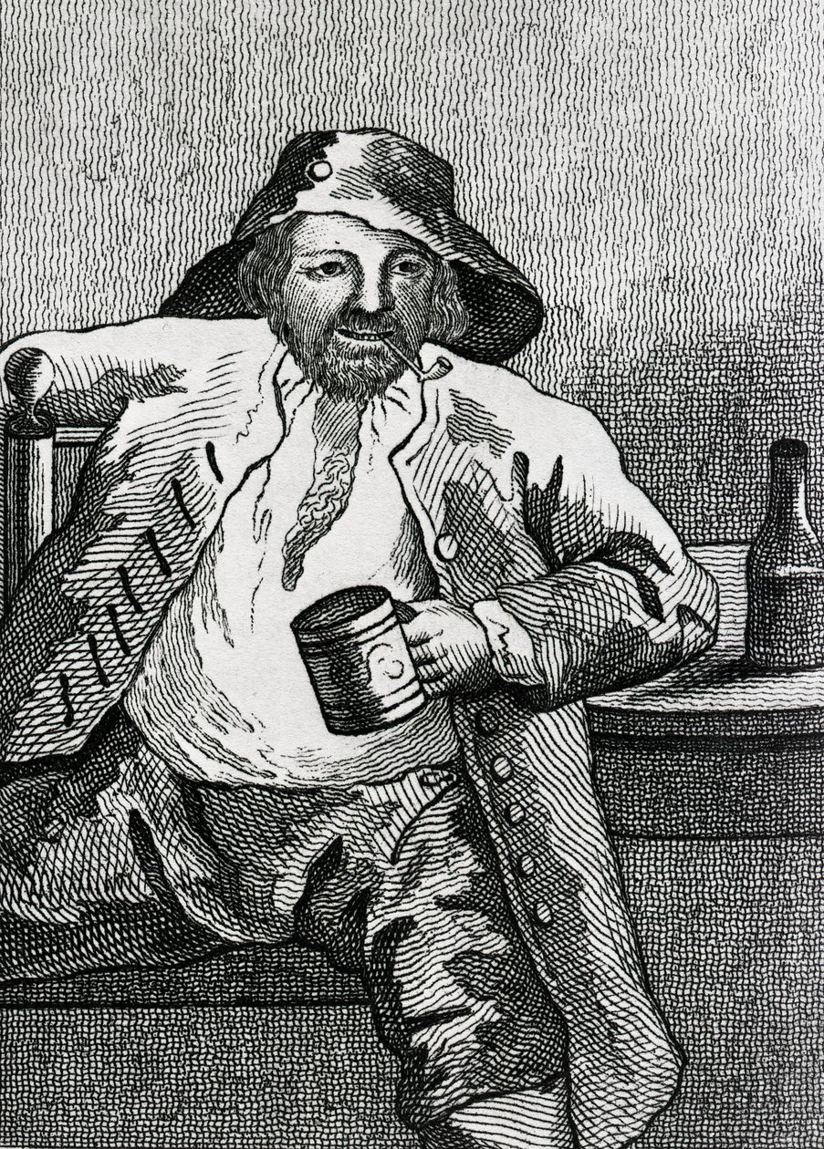 जेम्स फ्लेफील्ड द्वारा जैक द फ्लेचर, द वॉरग्रेव फूल, &39;द लाइव्स एंड पोर्ट्रेट्स ऑफ रिमार्केबल कैरेक्टर्स&39; का चित्रण, 1819 में प्रकाशित द्वारा अंग्रेजी स्कूल