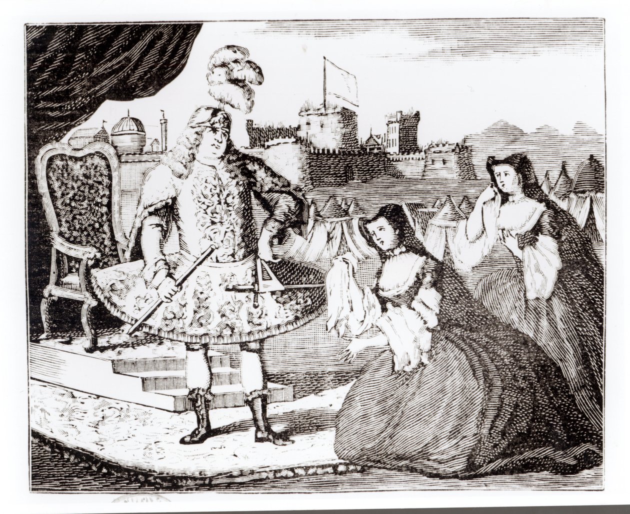 जेम्स क्विन (1693-1766) कोरिओलानस के रूप में द्वारा अंग्रेजी स्कूल