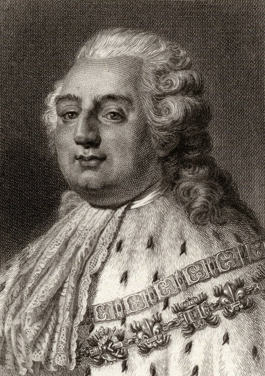 लुई XVI (1754-93) फ्रांस के राजा द्वारा अंग्रेजी स्कूल