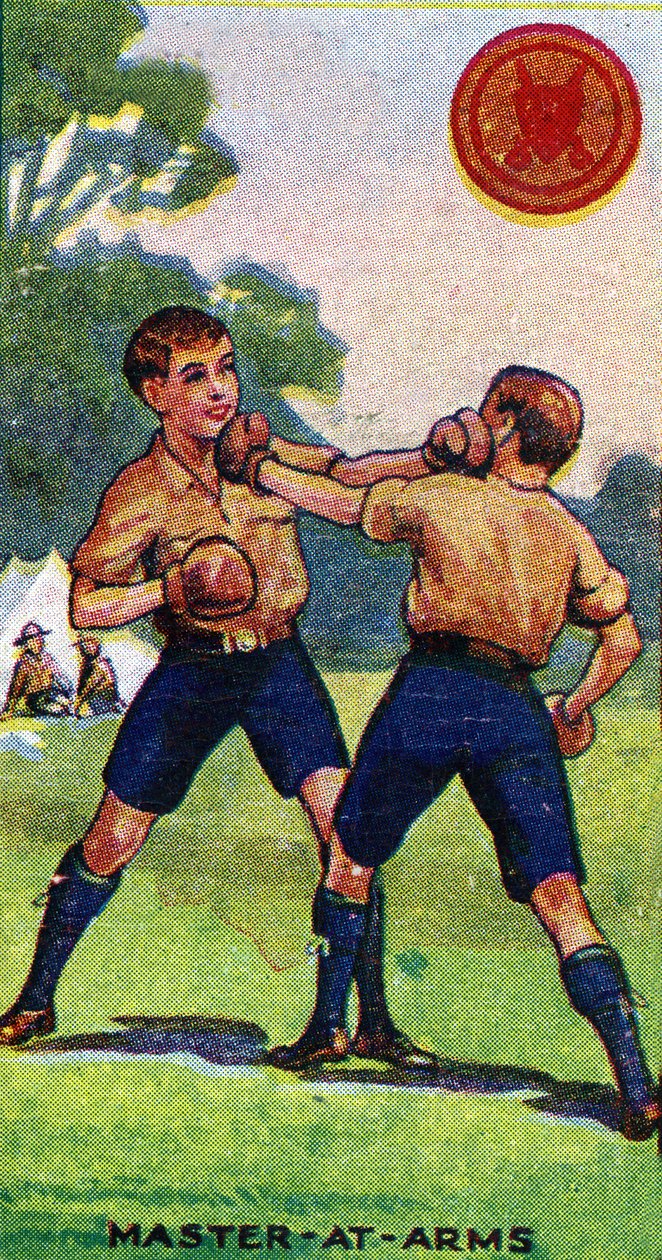&39;मास्टर-एट-आर्म्स&39; स्काउट बैज, 1923 द्वारा अंग्रेजी स्कूल