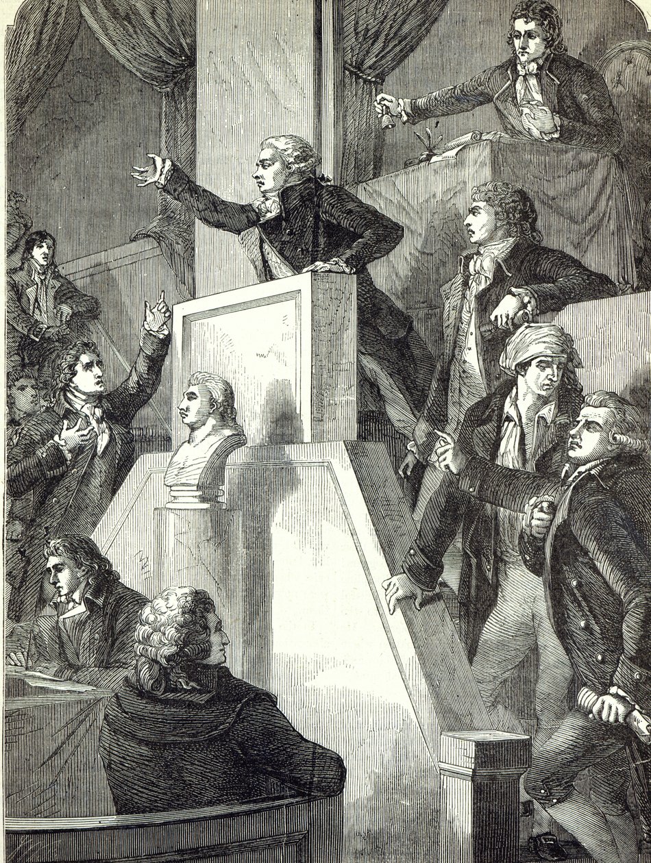 राष्ट्रीय सभा की बैठक, 1791 द्वारा अंग्रेजी स्कूल