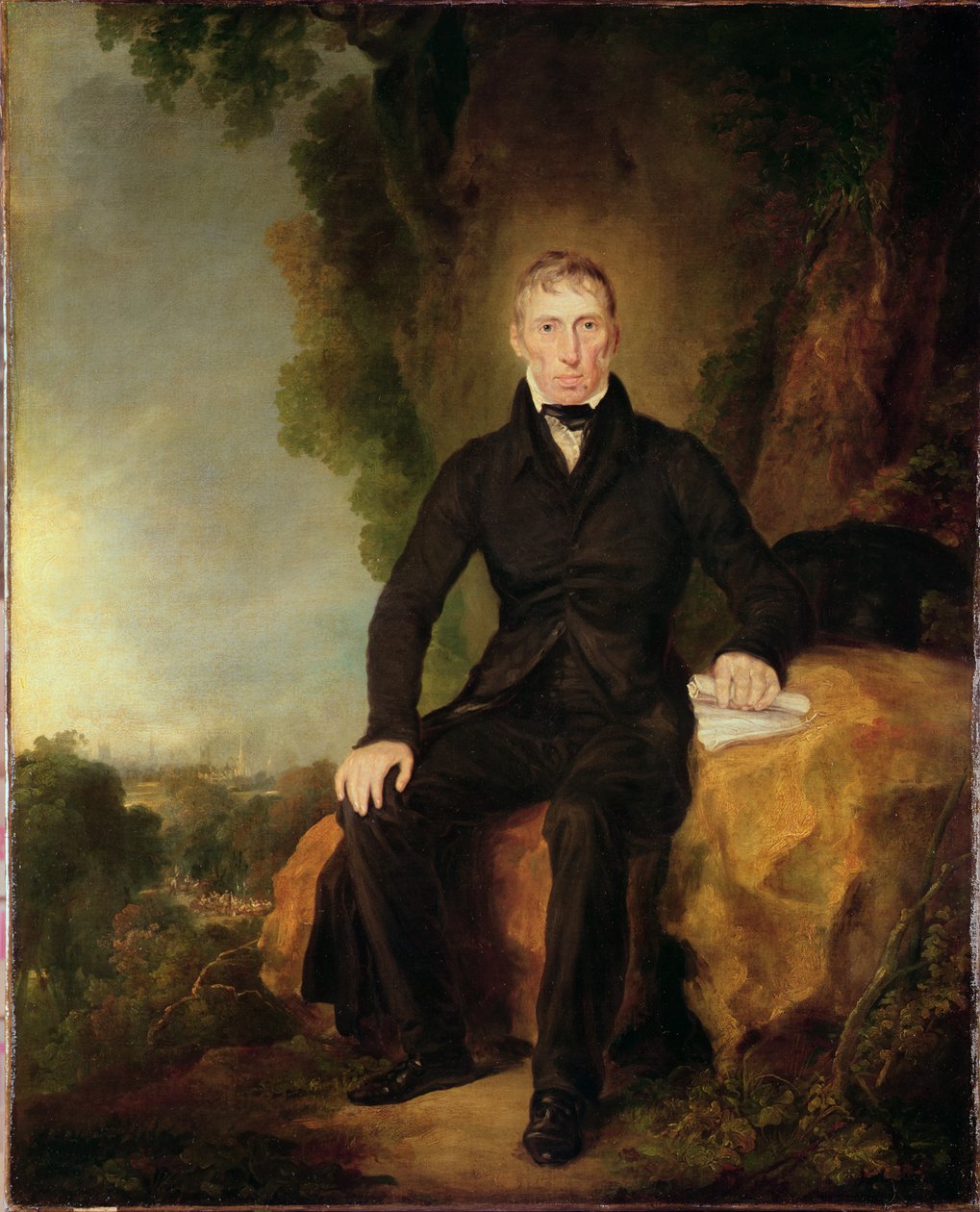 जॉन लाउडन मैकएडम का पोर्ट्रेट (1756-1836), c.1830 द्वारा अंग्रेजी स्कूल