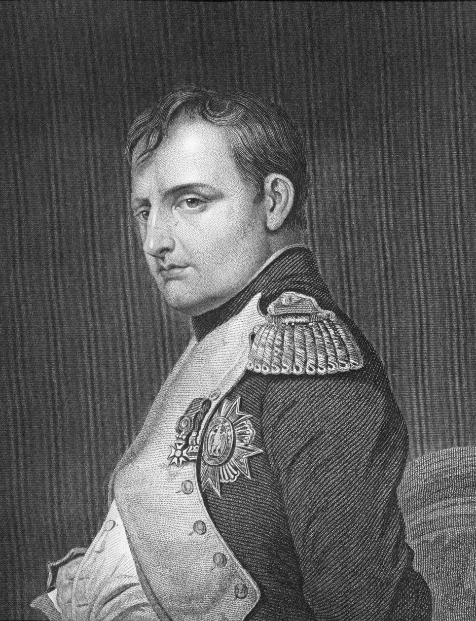 नेपोलियन बोनापार्ट का पोर्ट्रेट (1769-1821) द्वारा अंग्रेजी स्कूल
