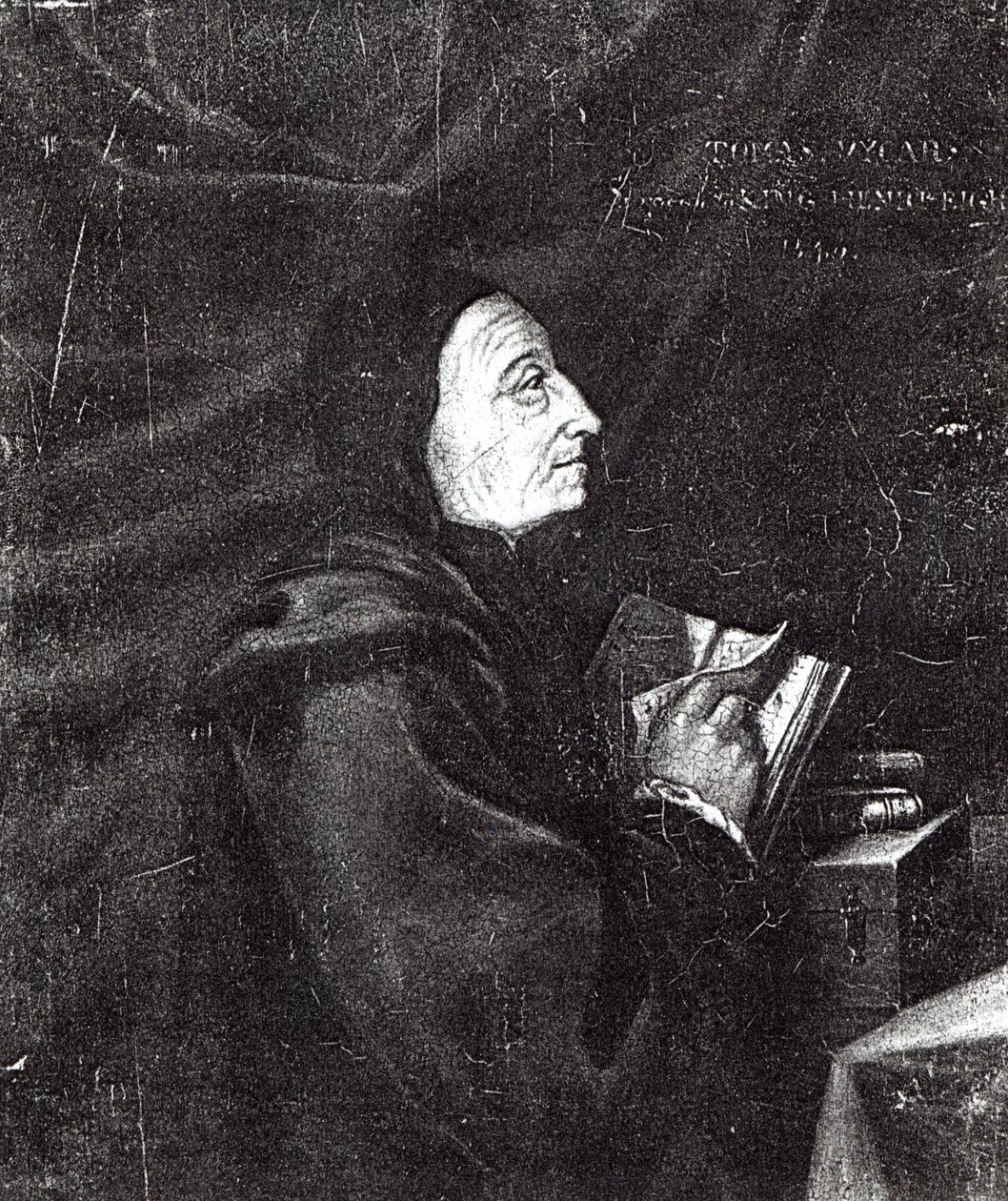 थॉमस विकारी का चित्रण (d.1561) द्वारा अंग्रेजी स्कूल