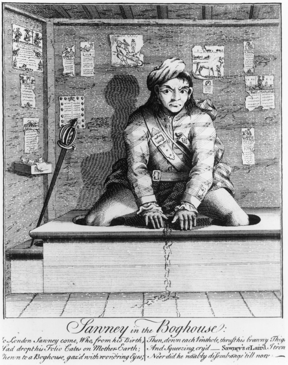 बोगहाउस में सावेनी, 1745 द्वारा अंग्रेजी स्कूल