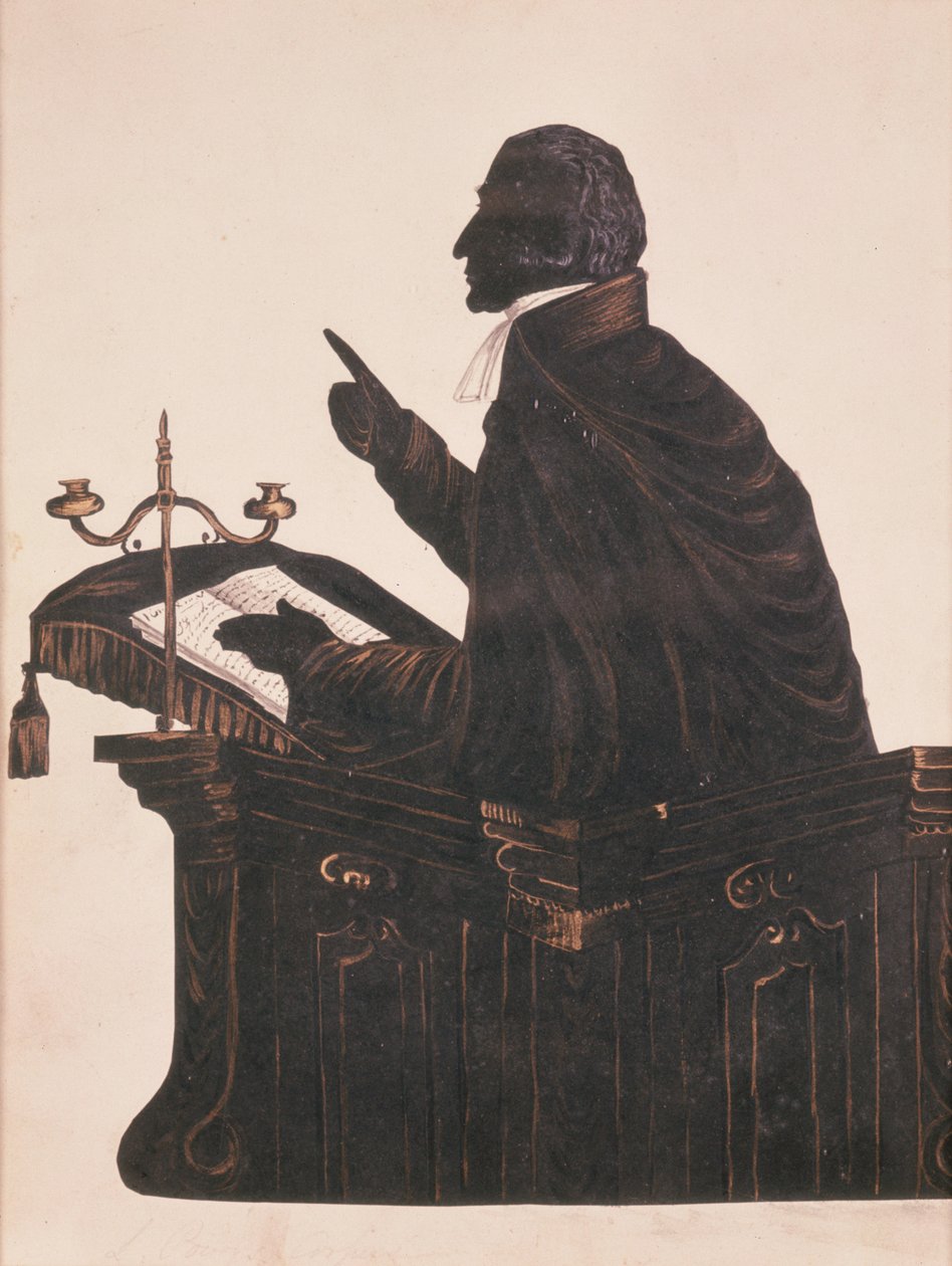 एक अज्ञात कलाकार, c.1850 द्वारा रेव एल। लिटलटन पॉवर्स (1791-1872) का सिल्हूट द्वारा अंग्रेजी स्कूल