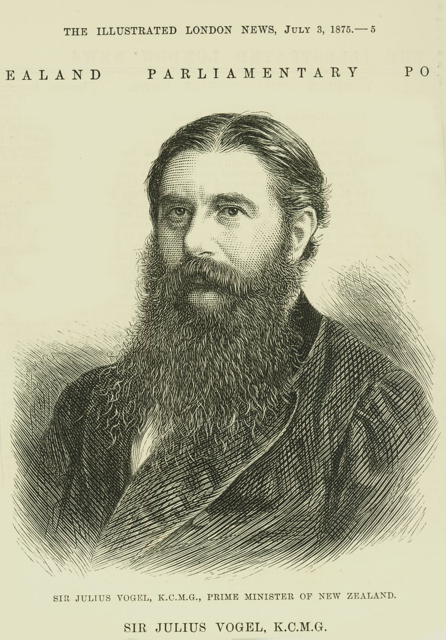 सर जूलियस वोगेल, &39;द इलस्ट्रेटेड लंदन न्यूज&39; से केसीएमजी (1835-99), 3 जुलाई 1875 द्वारा अंग्रेजी स्कूल