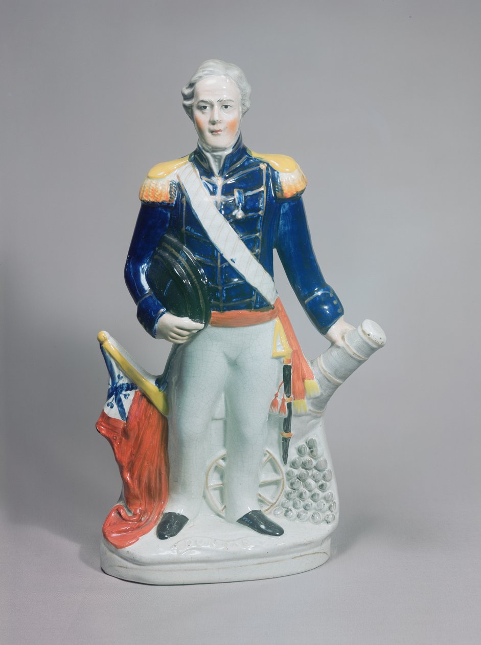 सर जेम्स डंडास का स्टाफफोर्डशायर आंकड़ा, c.1854 (सिरेमिक) द्वारा अंग्रेजी स्कूल