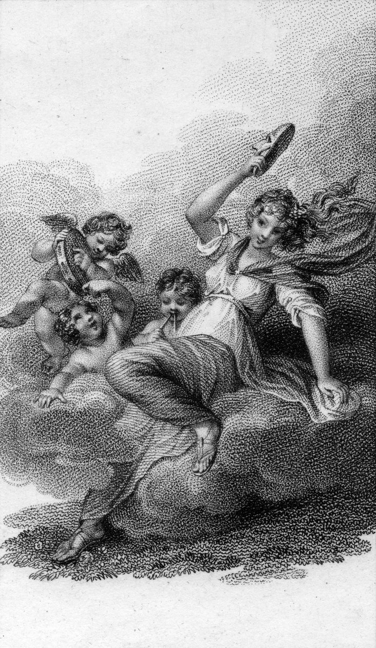 थालिया, हास्य और रमणीय काव्य का संग्रहालय, 1805 द्वारा अंग्रेजी स्कूल