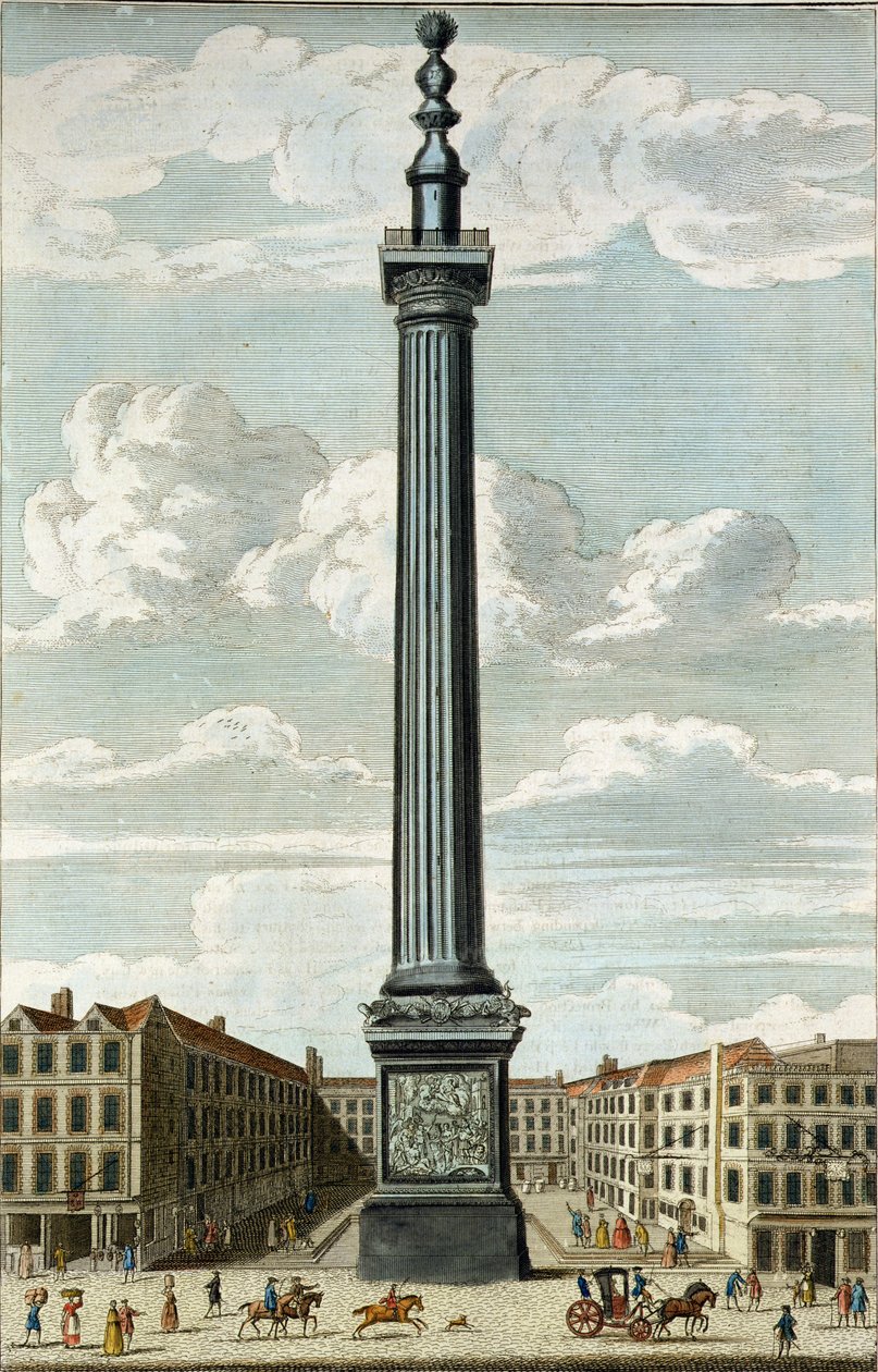 विलियम हेनरी टॉम्स द्वारा उत्कीर्ण स्मारक (c.1700-50) द्वारा अंग्रेजी स्कूल