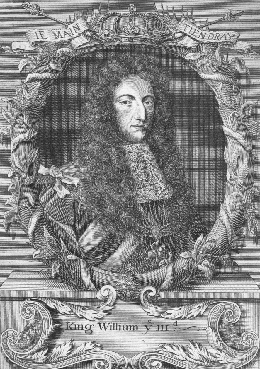 विलियम III (1650-1702) स्टैफ़ोल्डर और इंग्लैंड के राजा द्वारा अंग्रेजी स्कूल