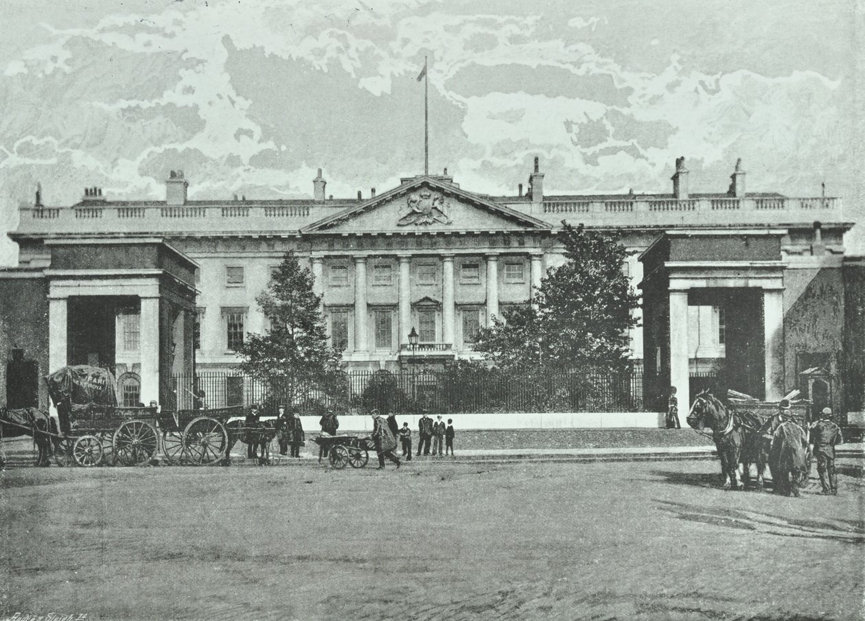 रॉयल मिंट, टॉवर हिल, 1890 द्वारा अंग्रेजी फोटोग्राफर