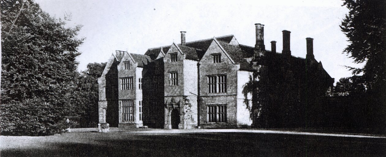 सॉस्टन हॉल, कैम्ब्रिजशायर, c.1935 द्वारा अंग्रेजी फोटोग्राफर