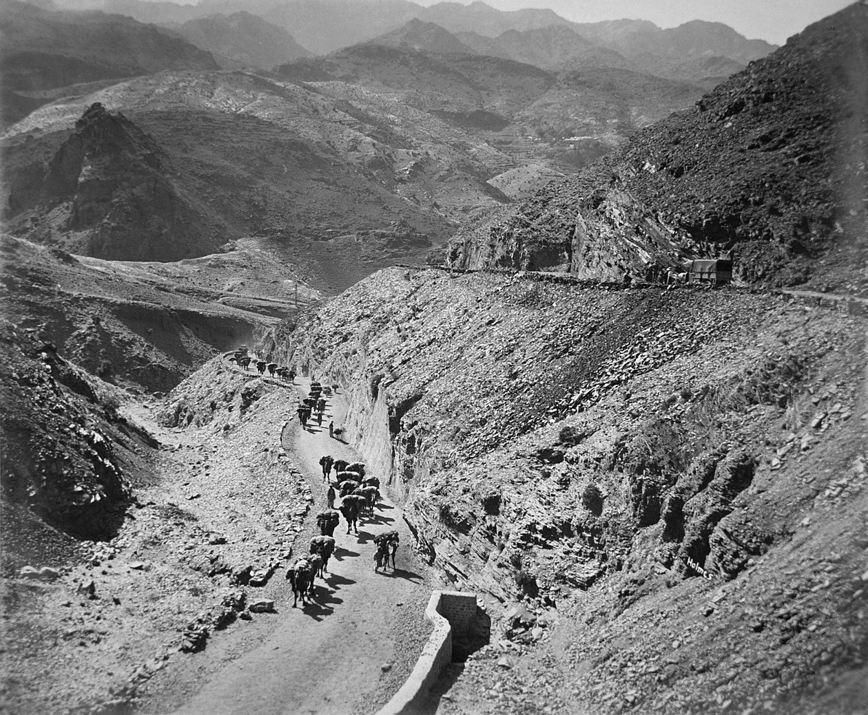 खैबर दर्रा, भारत का उत्तर पश्चिम सीमांत द्वारा अंग्रेजी फोटोग्राफर