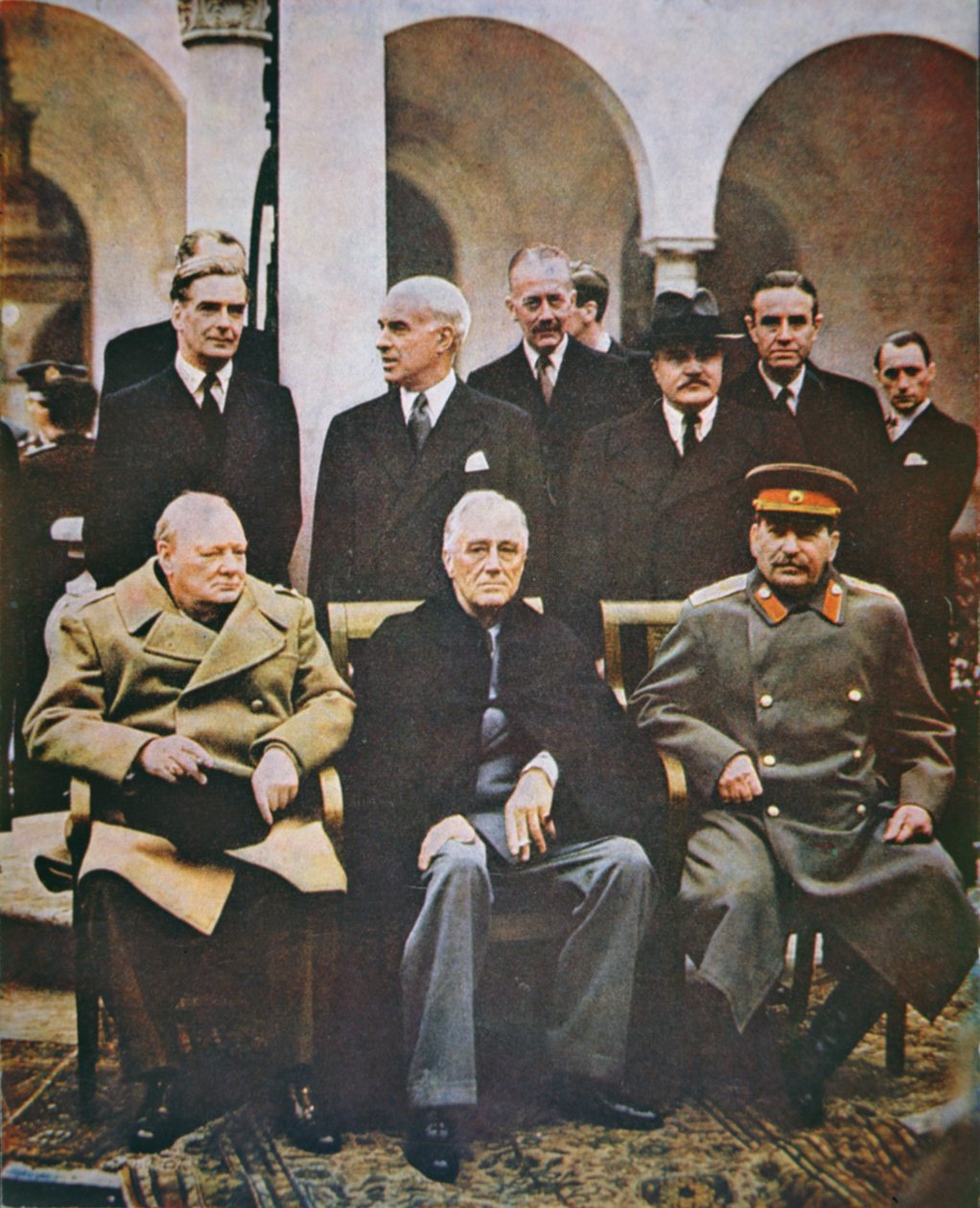 याल्टा सम्मेलन, फरवरी 1945 (फोटो) द्वारा अंग्रेजी फोटोग्राफर