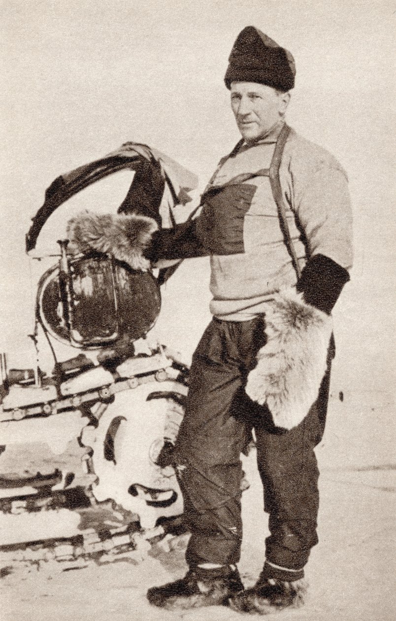 ईआरजीआर इवांस द्वारा &39;साउथ विद स्कॉट&39; से विलियम लैस्ली, c.1910-13 (bw फोटो) द्वारा अंग्रेजी फोटोग्राफर