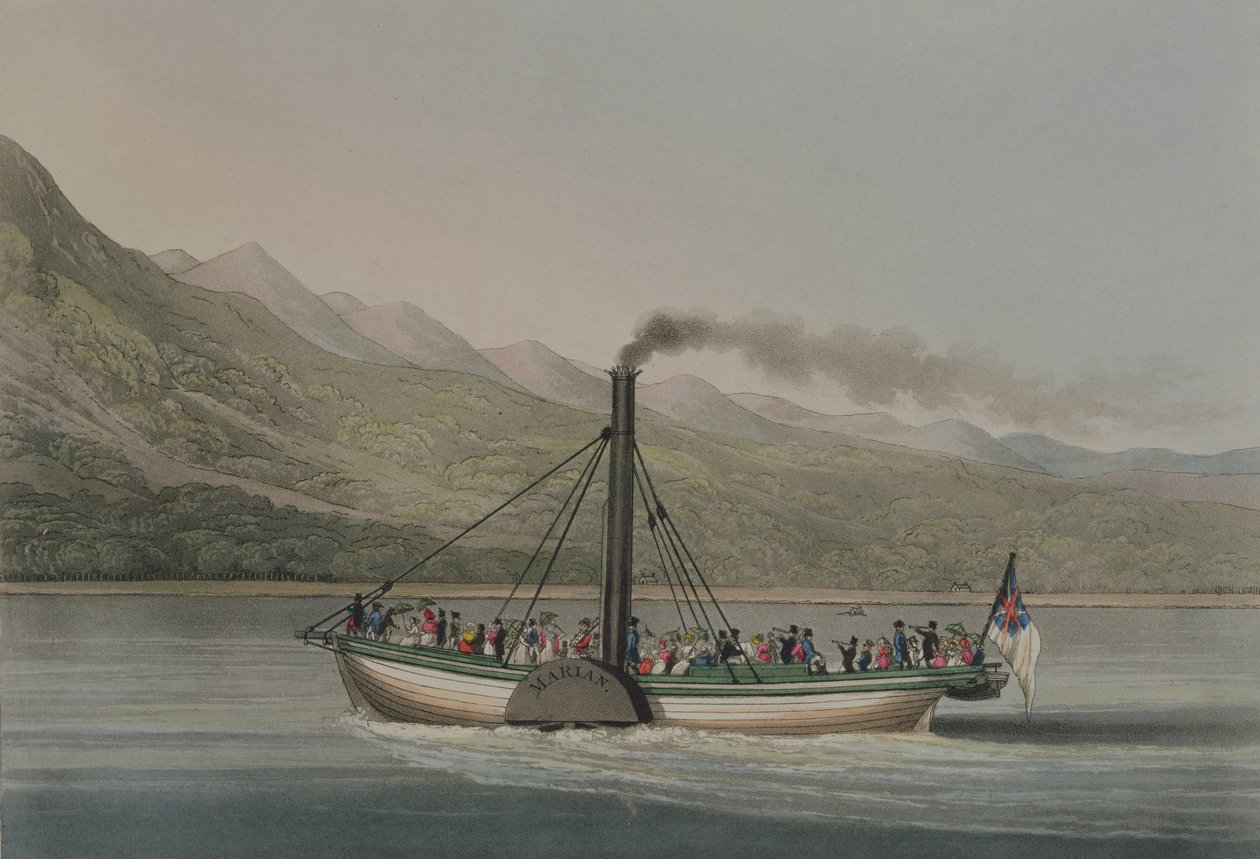जी। हंट, c.1830s (रंग उत्कीर्णन) द्वारा उत्कीर्ण एक लोम लोंड अप ट्रिप द्वारा अंग्रेजी स्कूल
