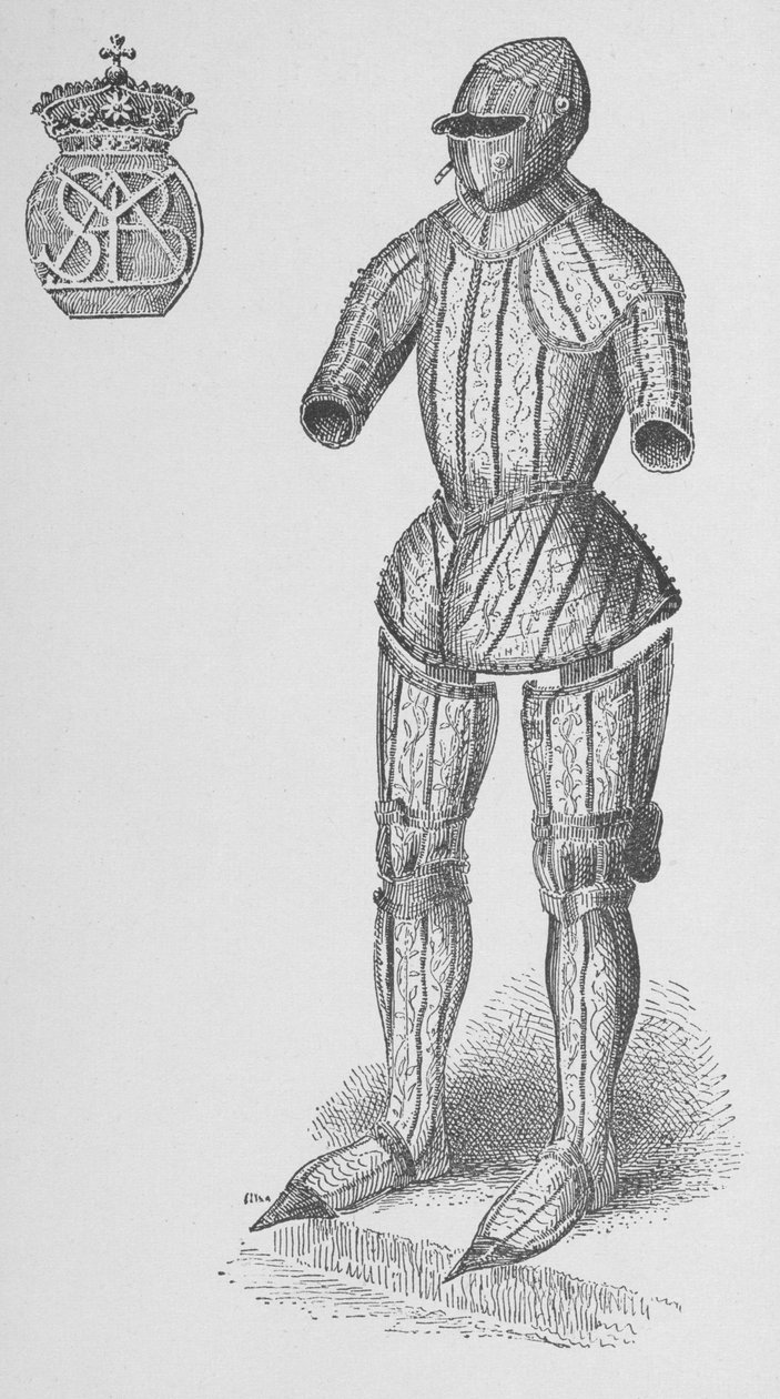 इसाबेला I का कवच (1451-1504), कैस्टिले की रानी द्वारा अंग्रेजी स्कूल