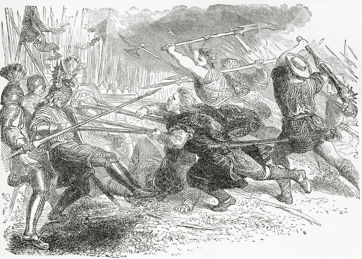 अर्नोल्ड वॉन विंकेलिड, 1882 द्वारा अंग्रेजी स्कूल