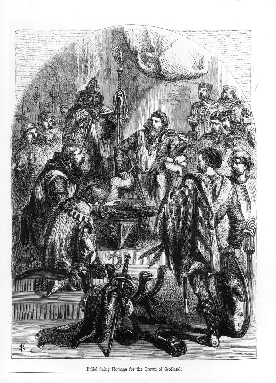 बालिऑल (1249-1315) स्कॉटलैंड के क्राउन के लिए गृहप्रवेश करना द्वारा अंग्रेजी स्कूल