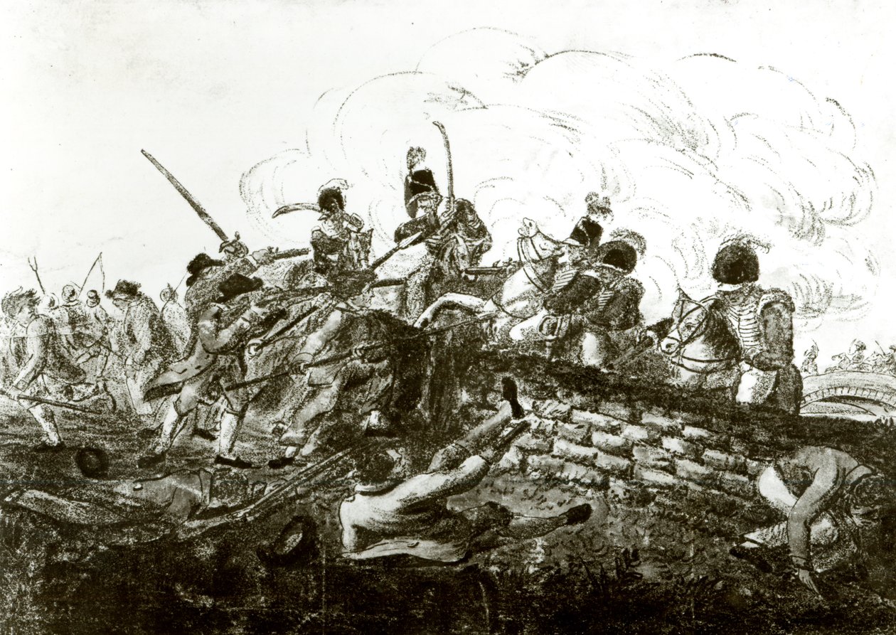 बोनीब्रिज की लड़ाई, 1820 द्वारा अंग्रेजी स्कूल