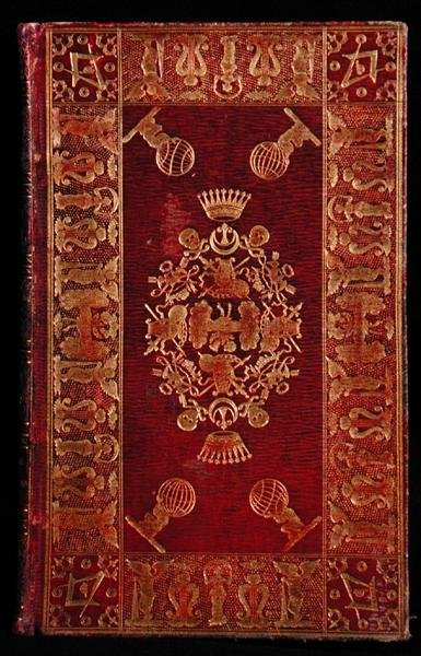 फ्रीमेसन विलियम लुबॉक (fl. 1792-1822) (लाल मोरक्कन चमड़ा और सोना) द्वारा बाध्य पुस्तक द्वारा अंग्रेजी स्कूल