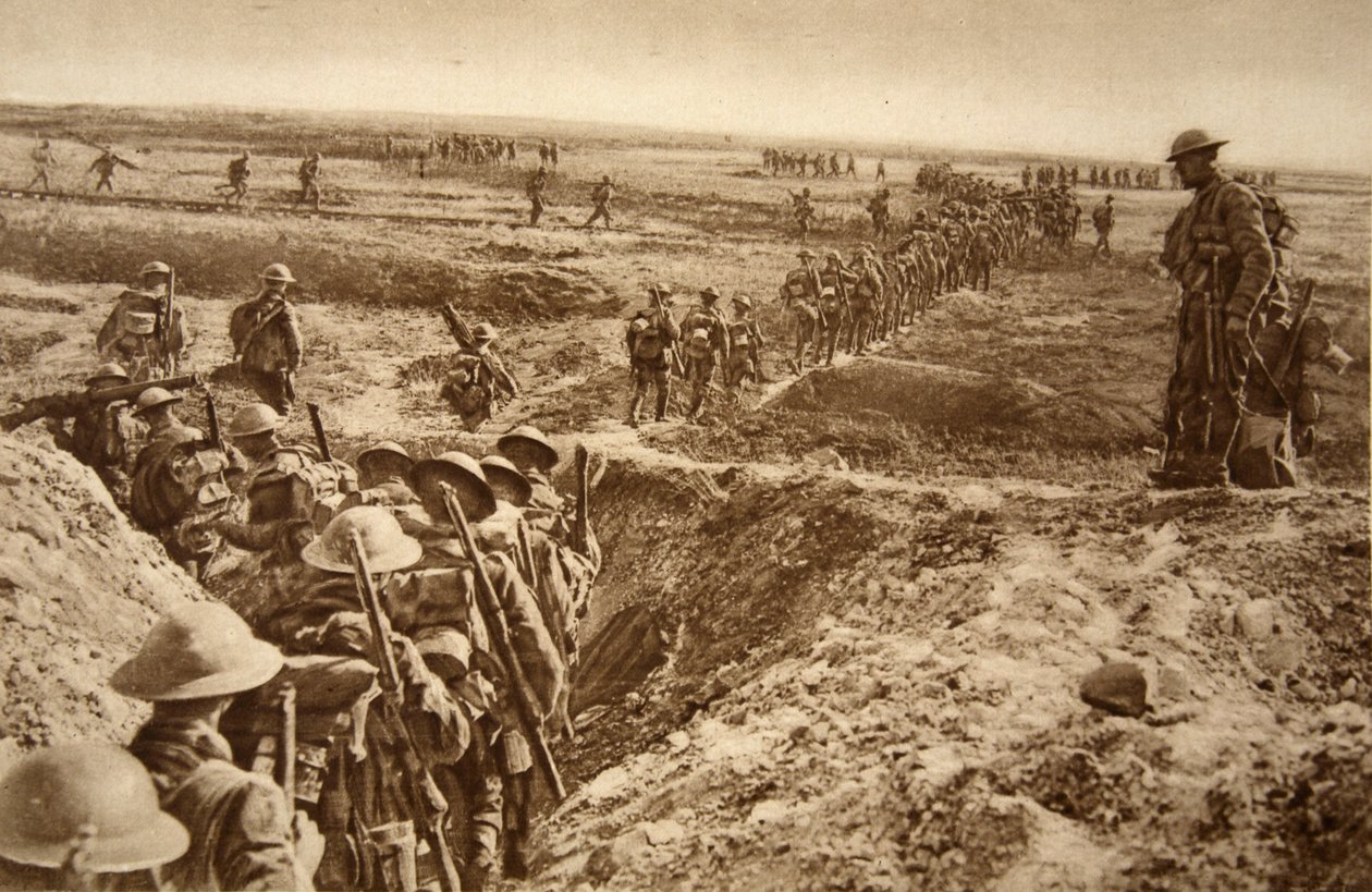 ब्रिटिश पैदल सेना, कंबाई, 1914-19 को आगे बढ़ाती है द्वारा अंग्रेजी स्कूल
