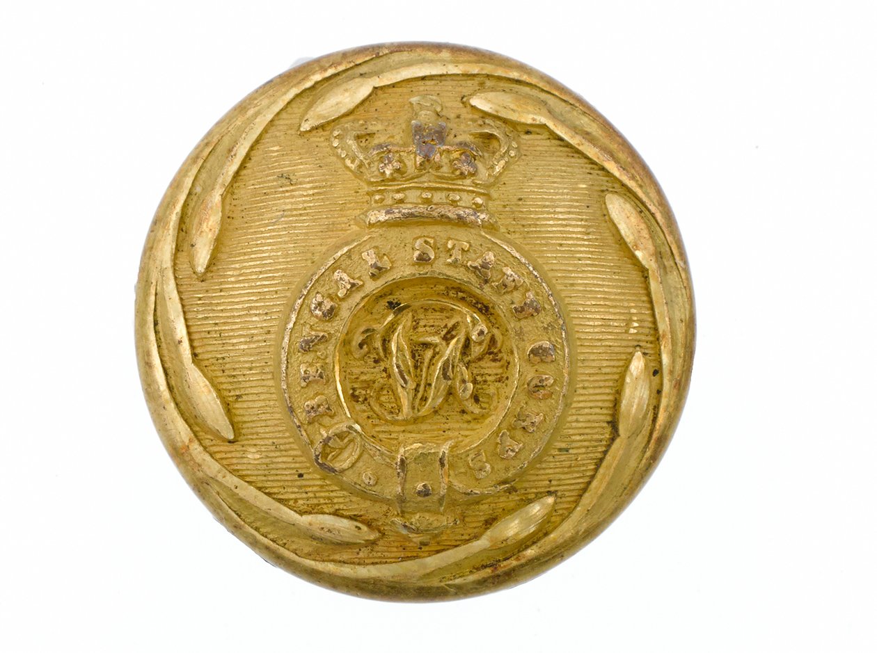 बटन, बंगाल स्टाफ कोर, 1861-1876 द्वारा अंग्रेजी स्कूल
