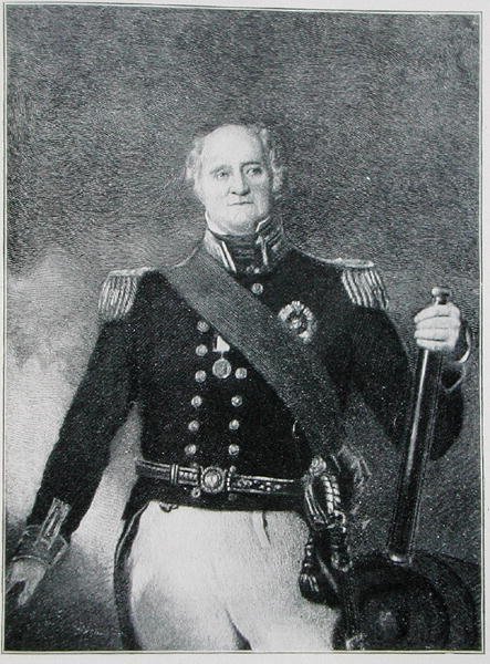 कप्तान थॉमस मास्टरमैन हार्डी (1769-1839) (उत्कीर्णन) द्वारा अंग्रेजी स्कूल