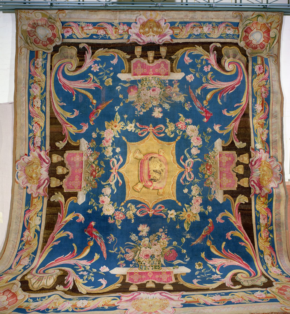 कालीन, 1757 (कपड़ा) द्वारा अंग्रेजी स्कूल
