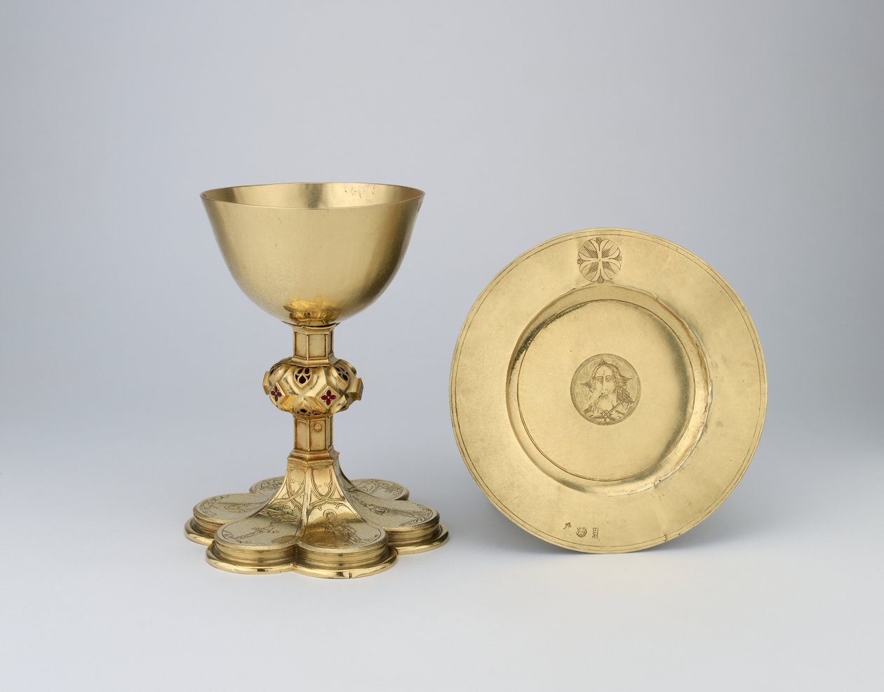 चालिस और पैटन, 1507-08 (मीनाकारी के साथ सोना) द्वारा अंग्रेजी स्कूल