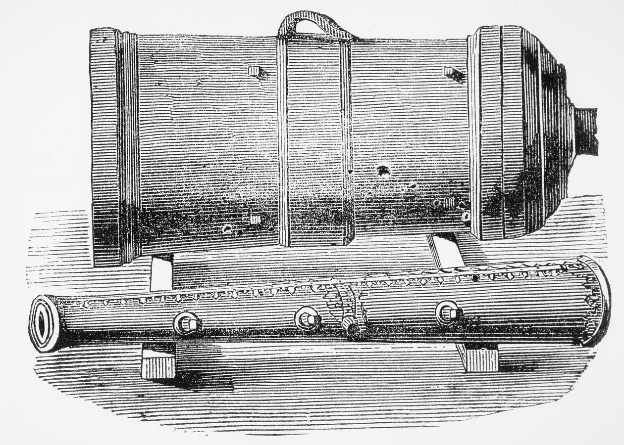 चीनी राक्षस मोर्टार, 1845 द्वारा अंग्रेजी स्कूल