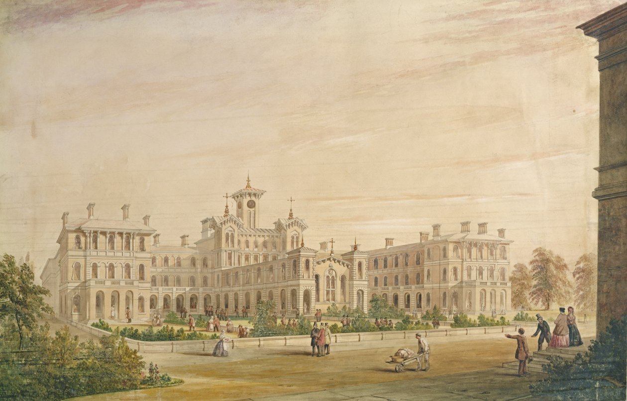 सिटी ऑफ़ लंदन यूनियन वर्कहाउस, बो 1847 द्वारा अंग्रेजी स्कूल