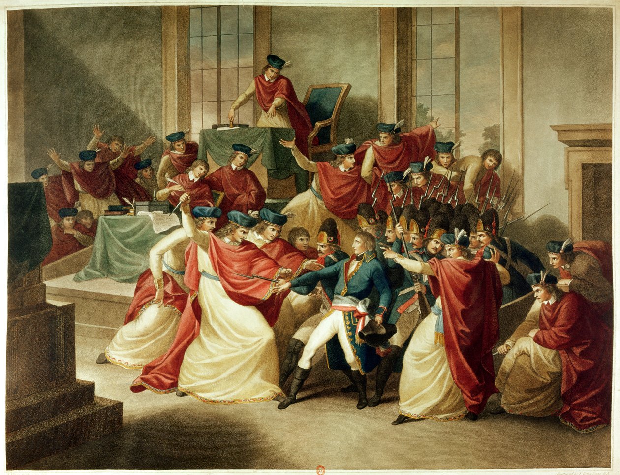18 Brumaire का तख्तापलट, 10 नवंबर, 1799 द्वारा अंग्रेजी स्कूल
