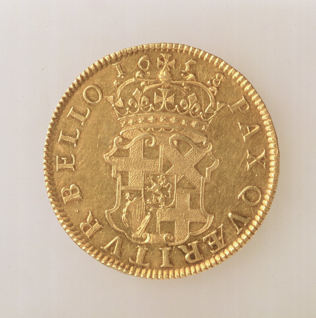 ओलिवर क्रॉवेल (1599-1658) का मुकुट, लंदन मिंट, 1658 (रिवर्स) (सिल्वर) (मोटे तौर पर 168061 देखें) द्वारा अंग्रेजी स्कूल