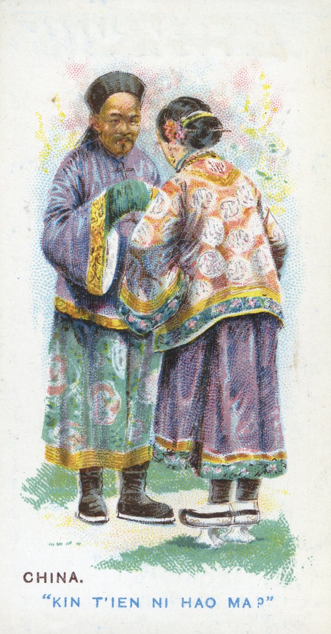 चीन में प्रचलित अभिवादन, 1907 द्वारा अंग्रेजी स्कूल