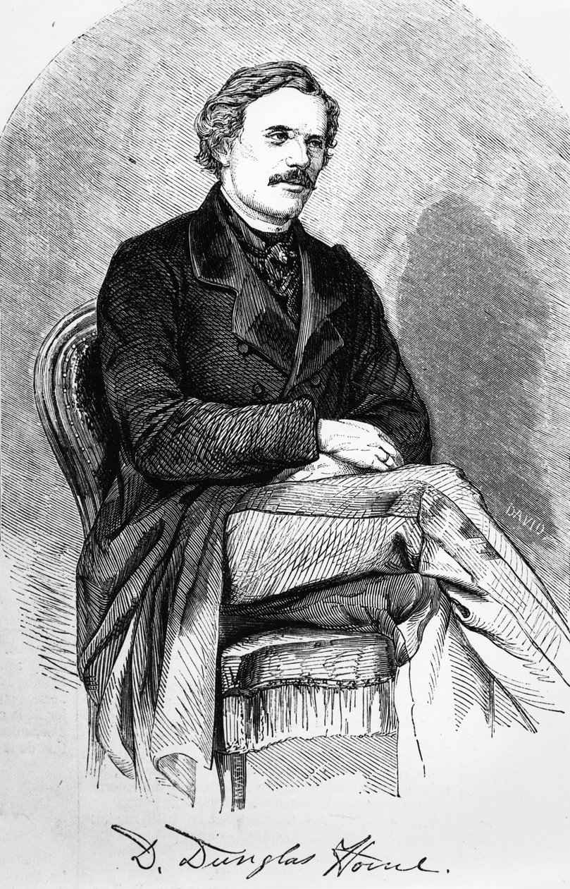 डैनियल डुंगलास होम, c.1857 द्वारा अंग्रेजी स्कूल
