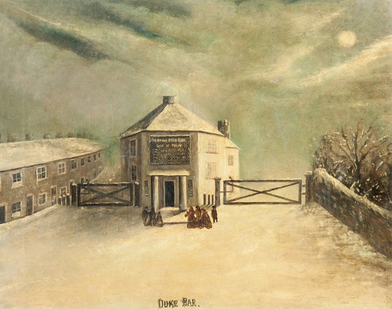 ड्यूक बार, बर्नले, c.1850 द्वारा अंग्रेजी स्कूल