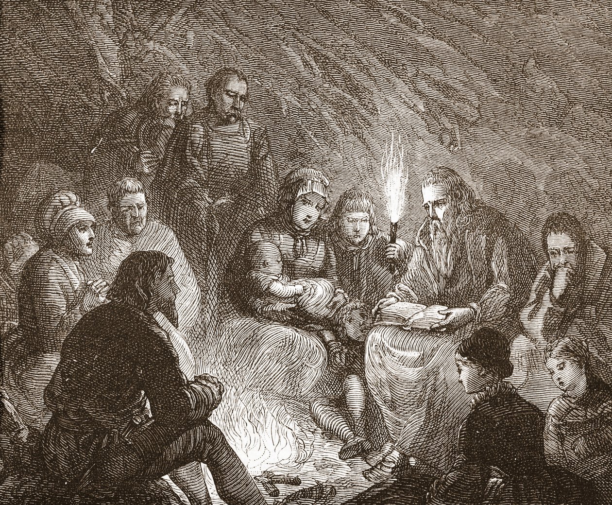 जेम्स ऐटेनकेन वायली (1808-1890), पब द्वारा प्रोटेस्टेंटिज्म के इतिहास को छिपाने में डच प्रोटेस्टेंट, हिस्ट्री 1878 द्वारा अंग्रेजी स्कूल