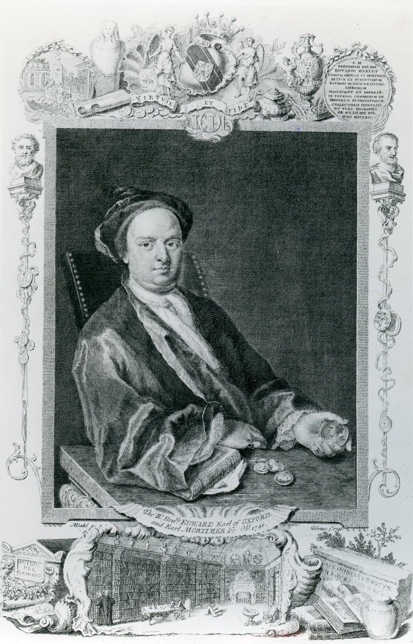 एडवर्ड हार्ले, ऑक्सफोर्ड के दूसरे अर्ल (1689-1741) द्वारा अंग्रेजी स्कूल