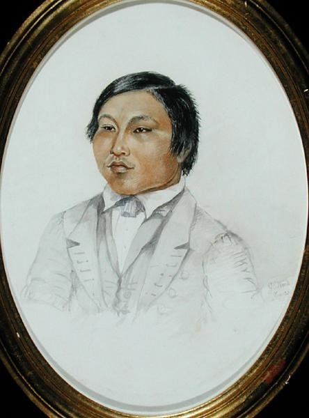 इरास्मस ऑगस्टीन कलिहिरुआ, c.1855 (कागज पर पानी के रंग का) द्वारा अंग्रेजी स्कूल