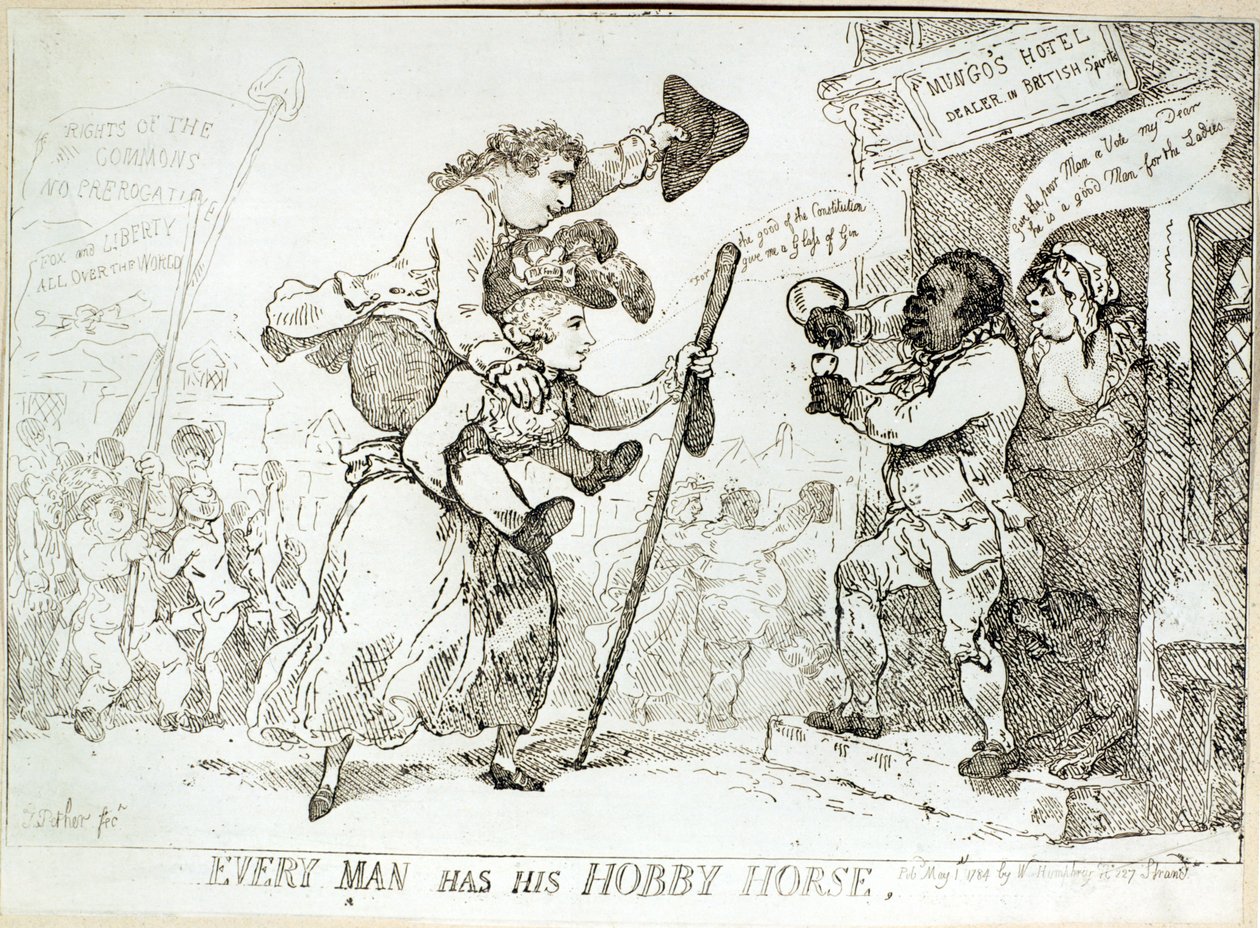 हर आदमी का अपना हॉबी हॉर्स है, जो 1784 में प्रकाशित हुआ द्वारा अंग्रेजी स्कूल