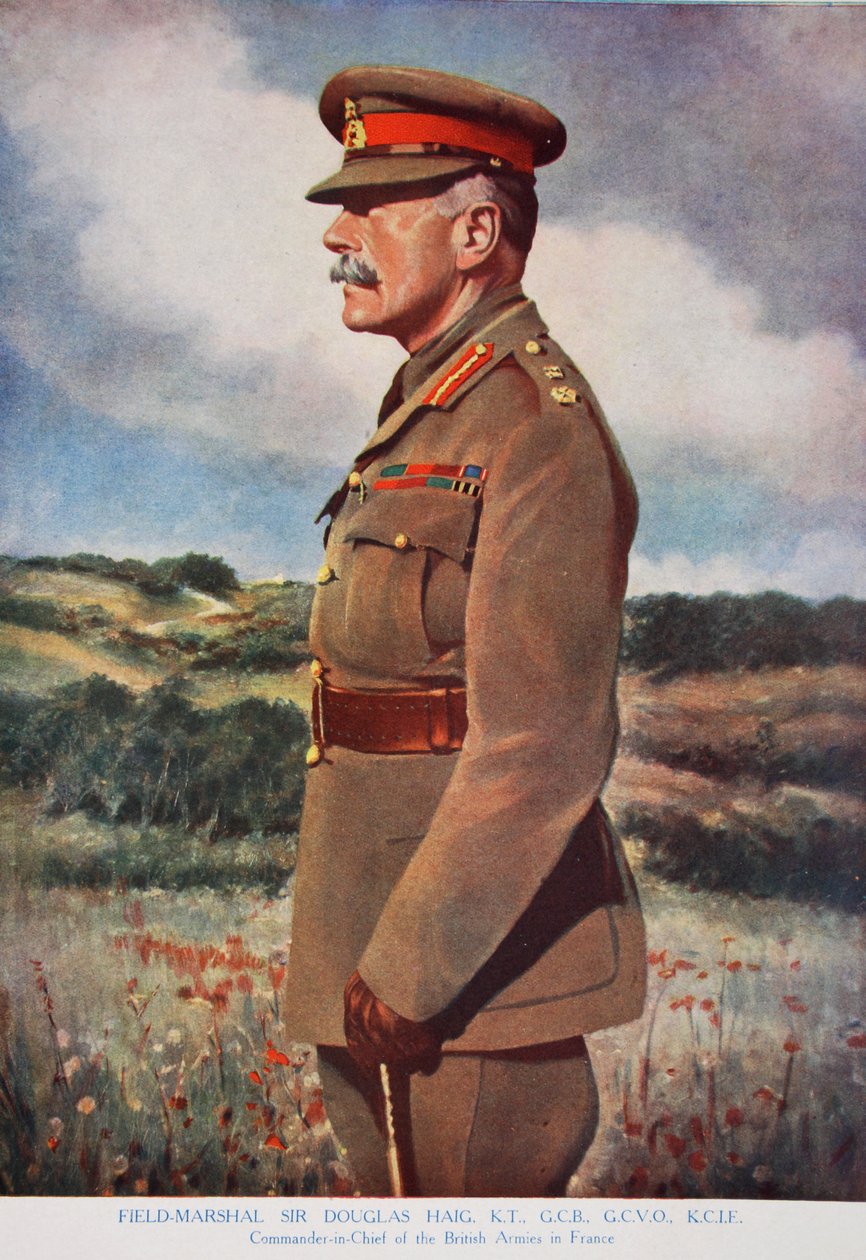 फील्ड मार्शल सर डगलस हैग, 1914-19 द्वारा अंग्रेजी स्कूल