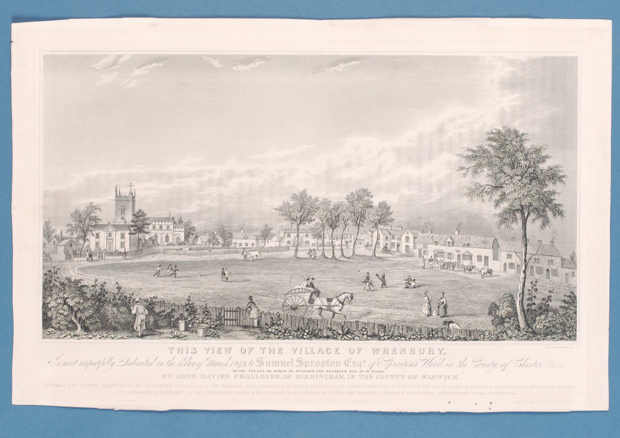 Wrenbury, इंग्लैंड में Village Green पर फुटबॉल मैच द्वारा अंग्रेजी स्कूल