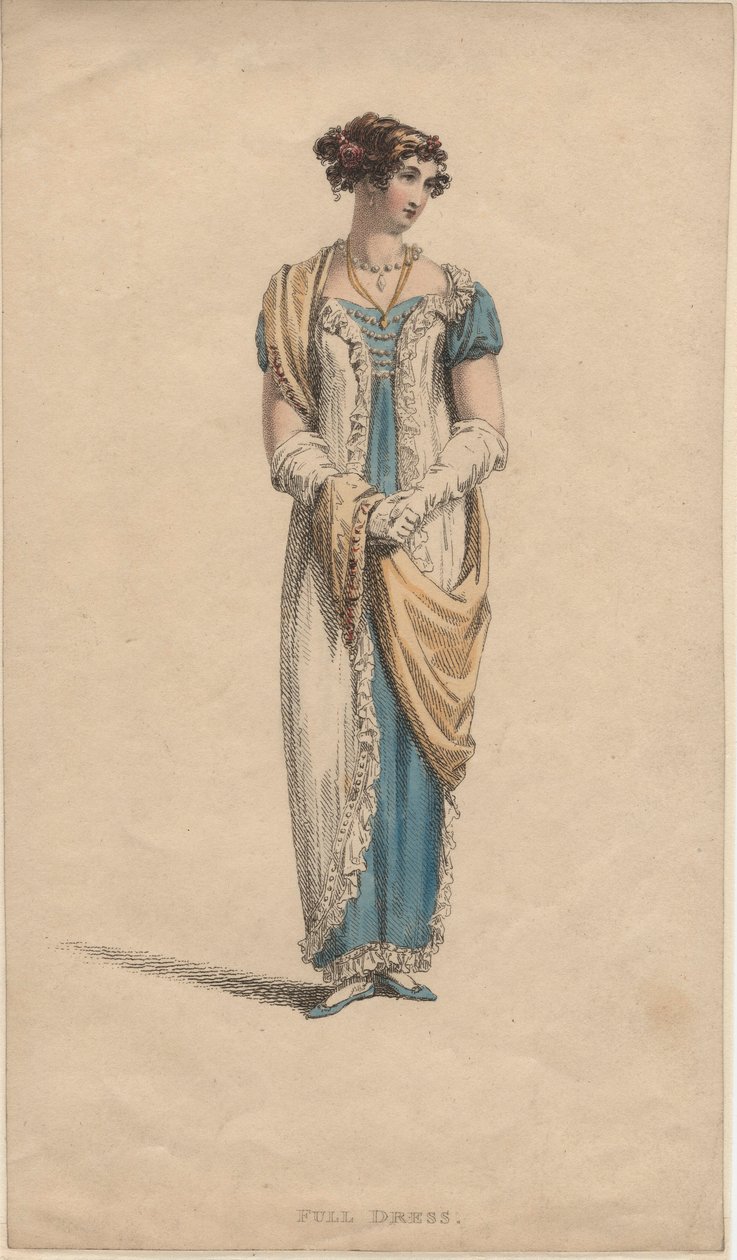 फुल ड्रेस, 1817 द्वारा अंग्रेजी स्कूल