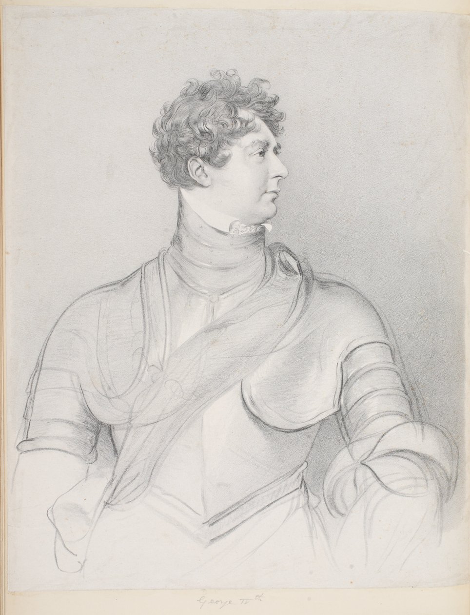 जॉर्ज चतुर्थ 1762 - 1830. द्वारा अंग्रेजी स्कूल