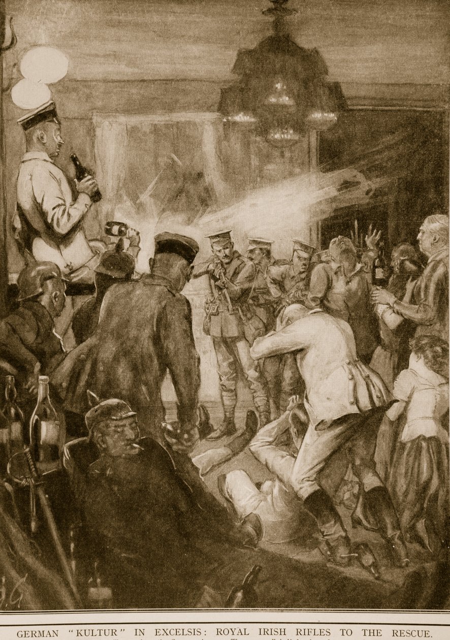 एक्सेलिस में जर्मन कुल्टुर: बचाव के लिए रॉयल आयरिश राइफल्स, 1914-19 द्वारा अंग्रेजी स्कूल